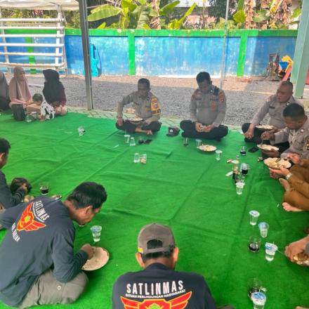 Silaturrahmi POLSEK Mataraman Bersama PEMDES Bawahan Seberang
